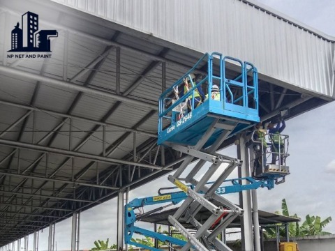 รับติดตั้งตาข่ายกันนก HDPE